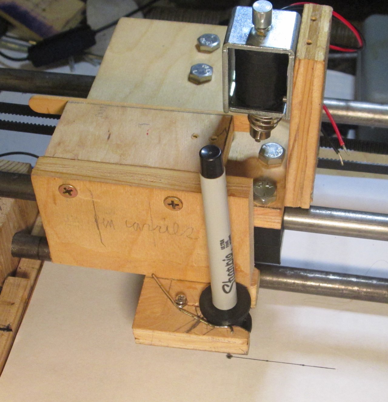 Scribble Pen Plotter: Rebuilding The Carriage